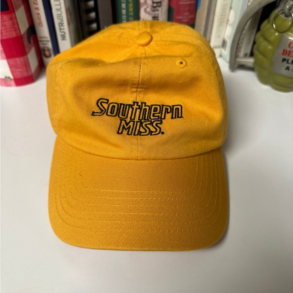 Southern Miss(USM) Yikes Brand Collapsible Strap Back Tennis Hat Golden Eagles